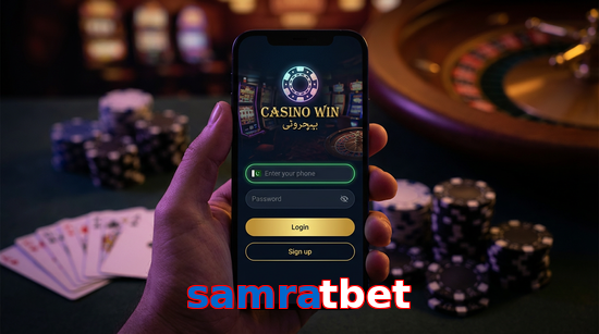 Main screen of Samratbet login page for PK players
